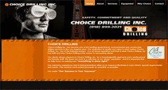 Desktop Screenshot of choicedrilling.com
